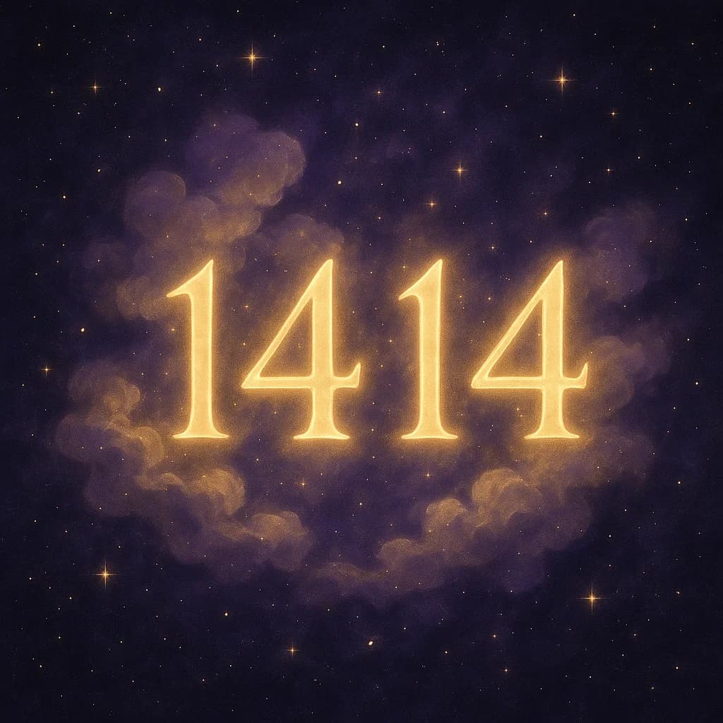 Angel Number 1414: Meaning, Love & Solid Foundations