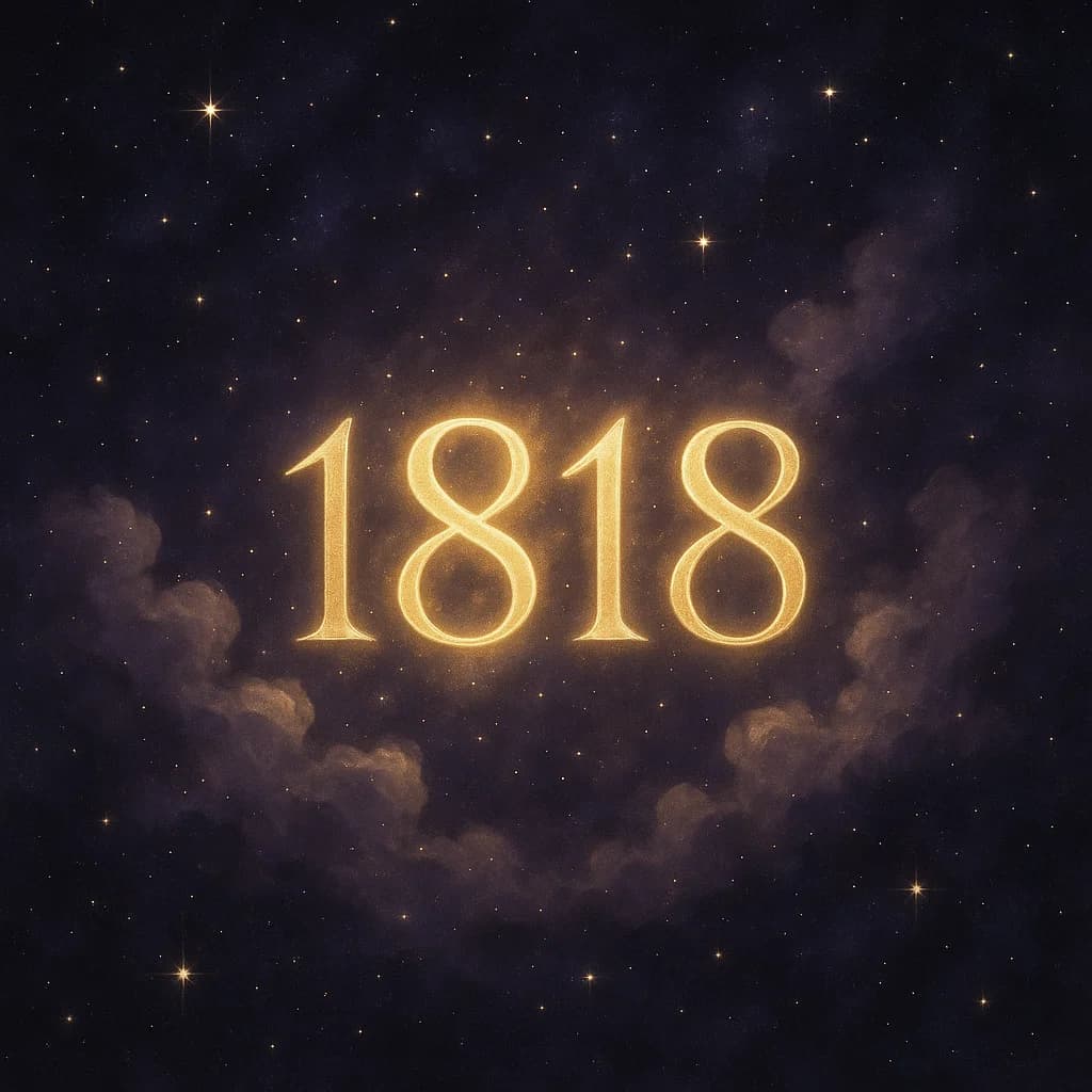 Número Angelical 1818: Significado, Amor y Abundancia