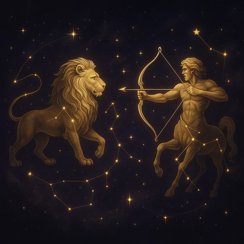 Leo and Sagittarius Compatibility: Love, Sex & a fire sign Match That Goes the Distance