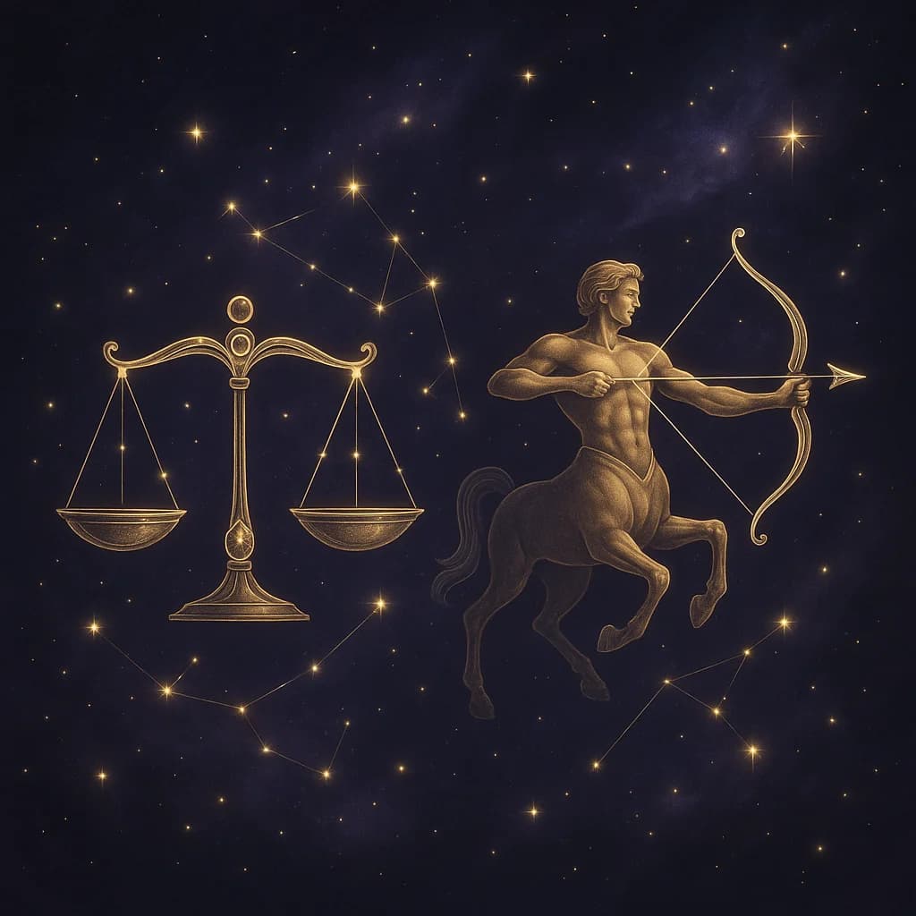 Libra and Sagittarius Compatibility: Love, Sex & Real Talk About This air-sign-fire-sign Pairing