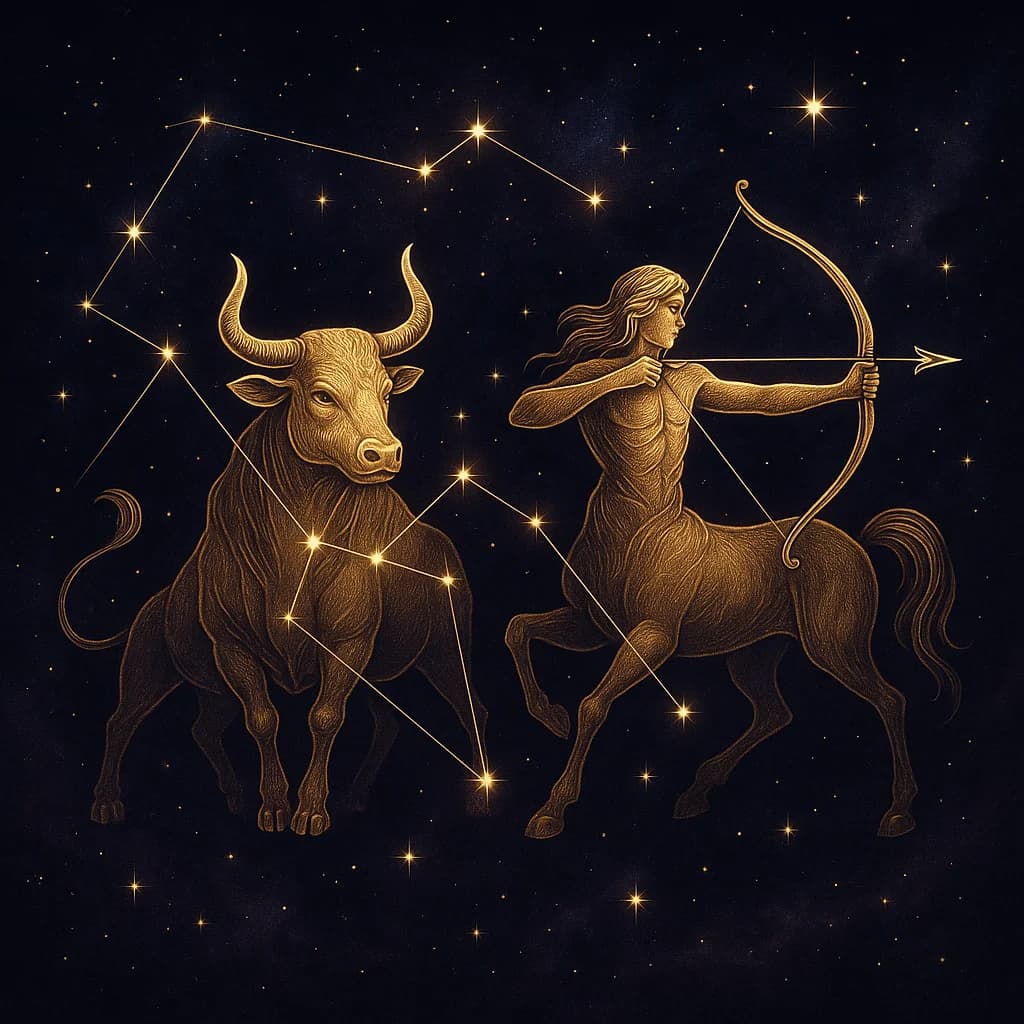 Taurus and Sagittarius Compatibility: Love, Sex & Real Talk About This earth-sign-fire-sign Pairing