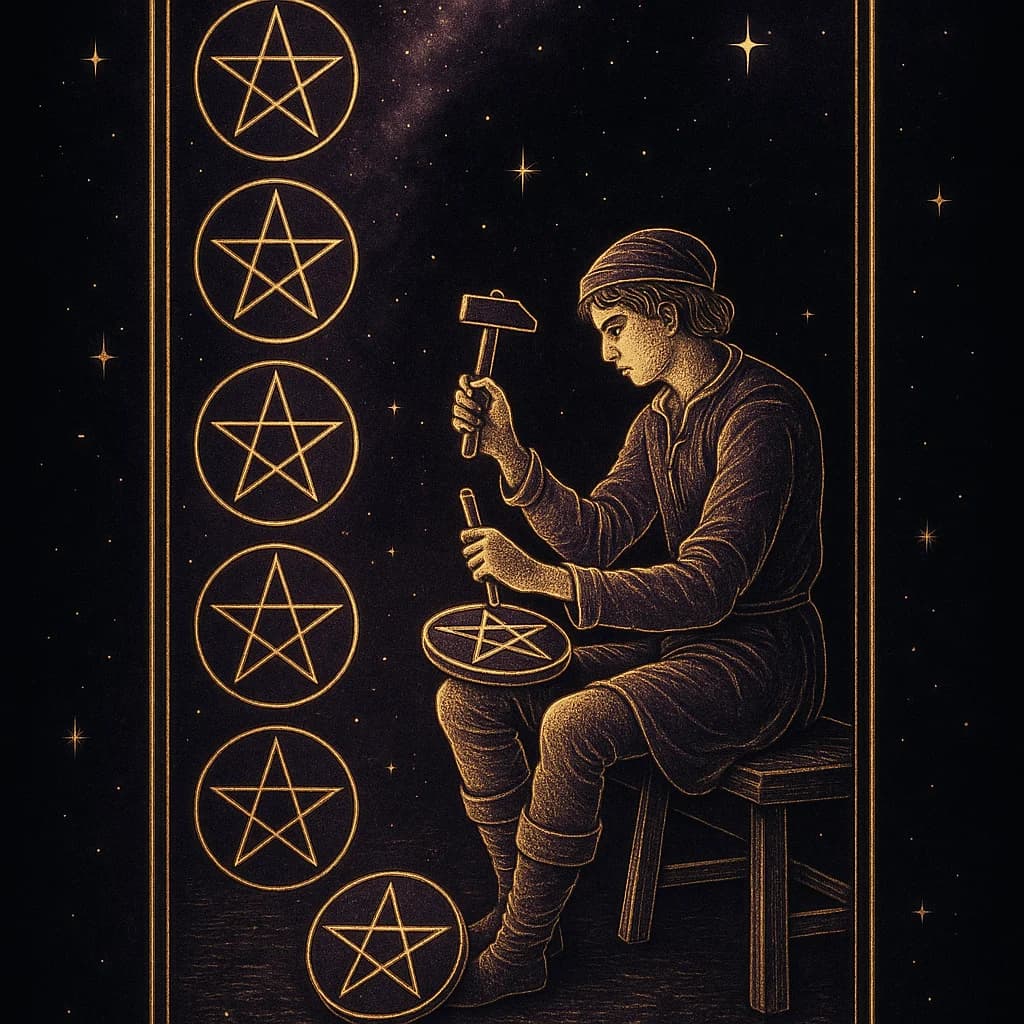 Huit de Pentacles