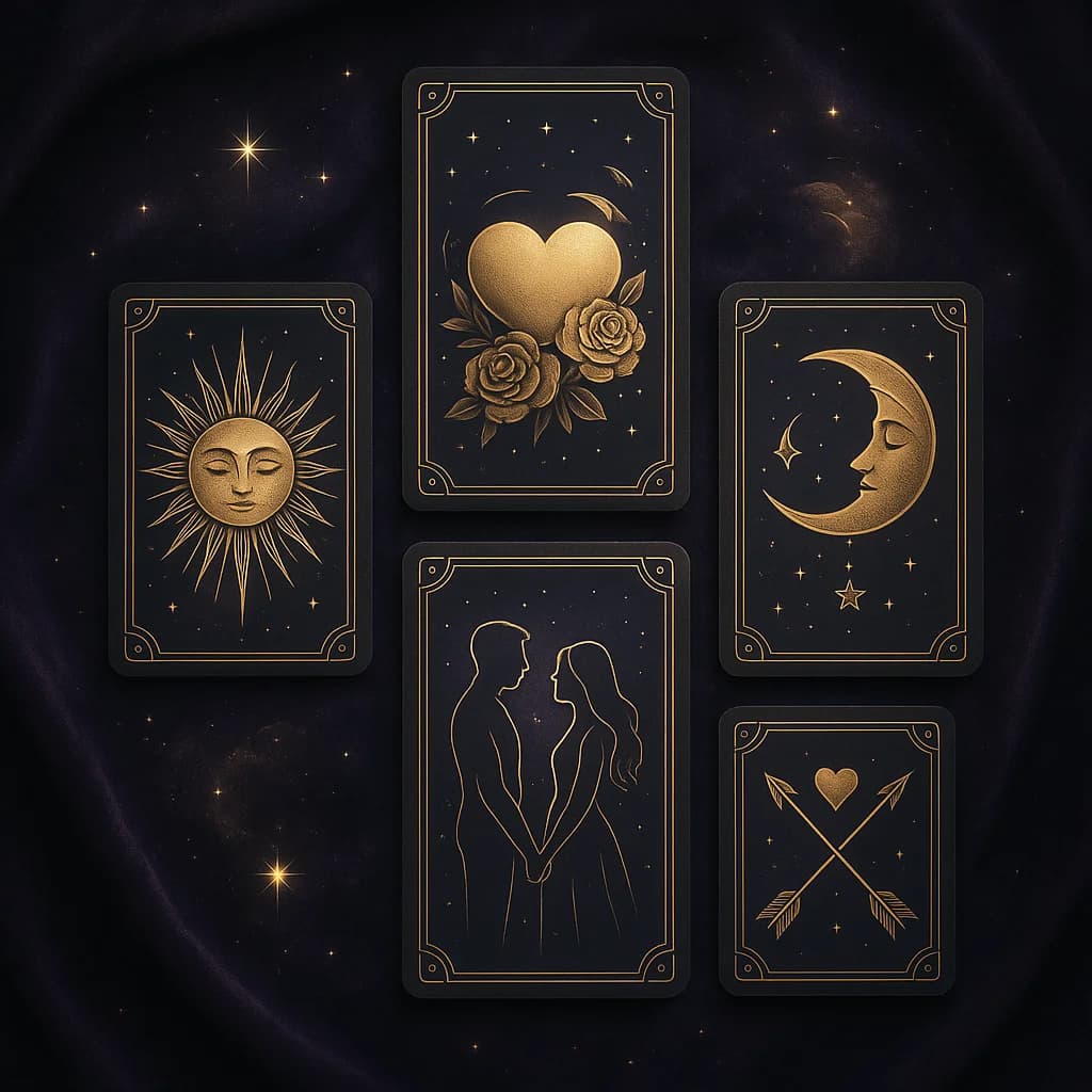 Love & Relationship Tarot Spread: 5-Card Romantic Reading