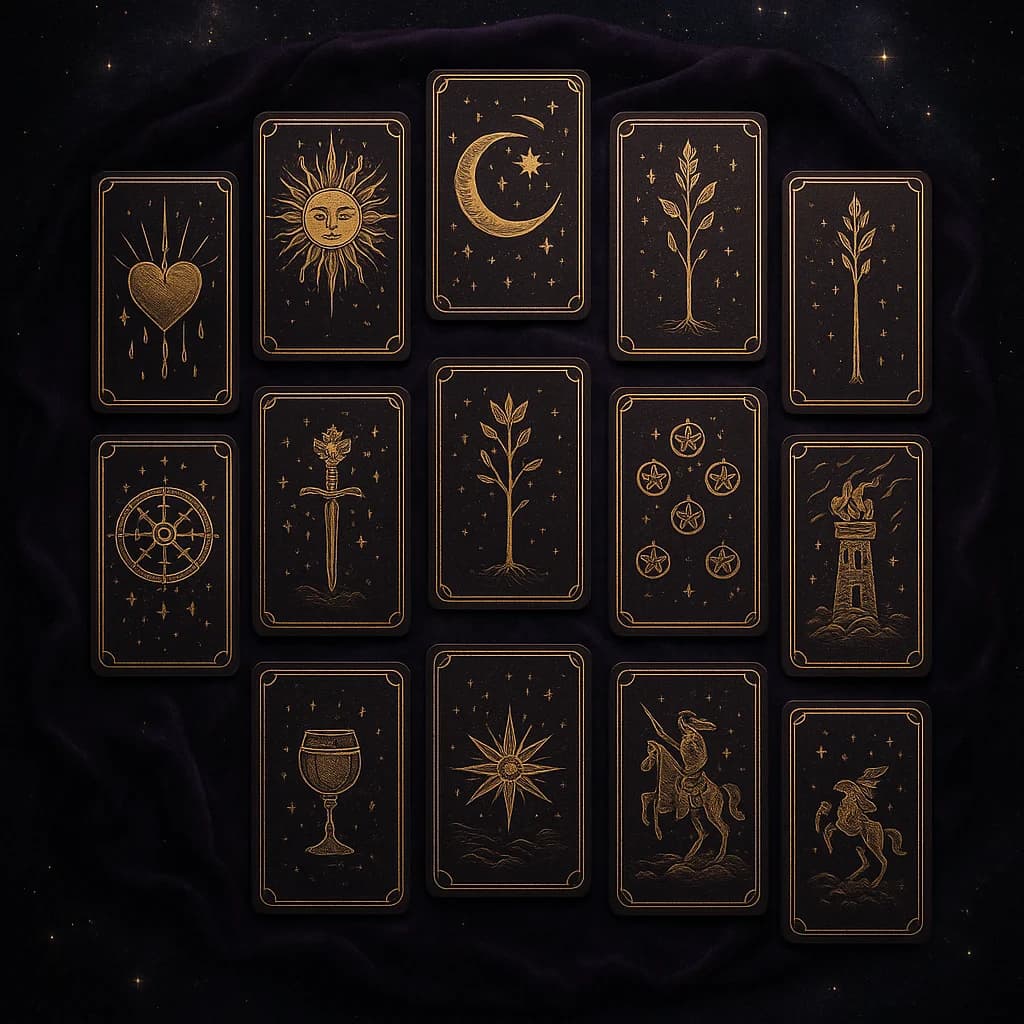 Year Ahead Tarot Spread: 12 Months + 1 Theme