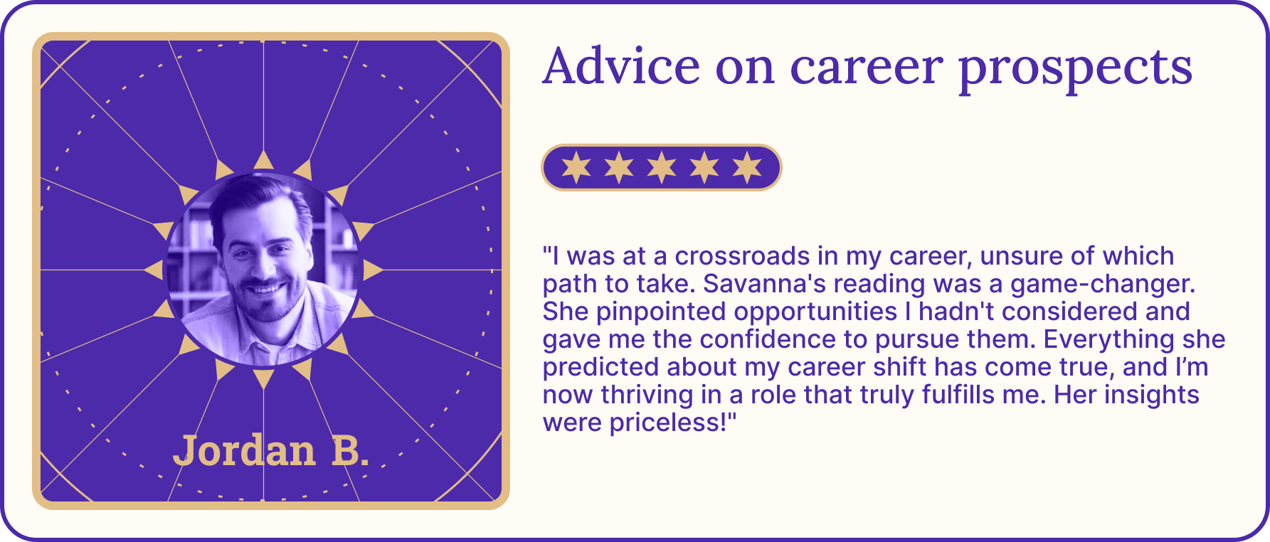 Client testimonial 1
