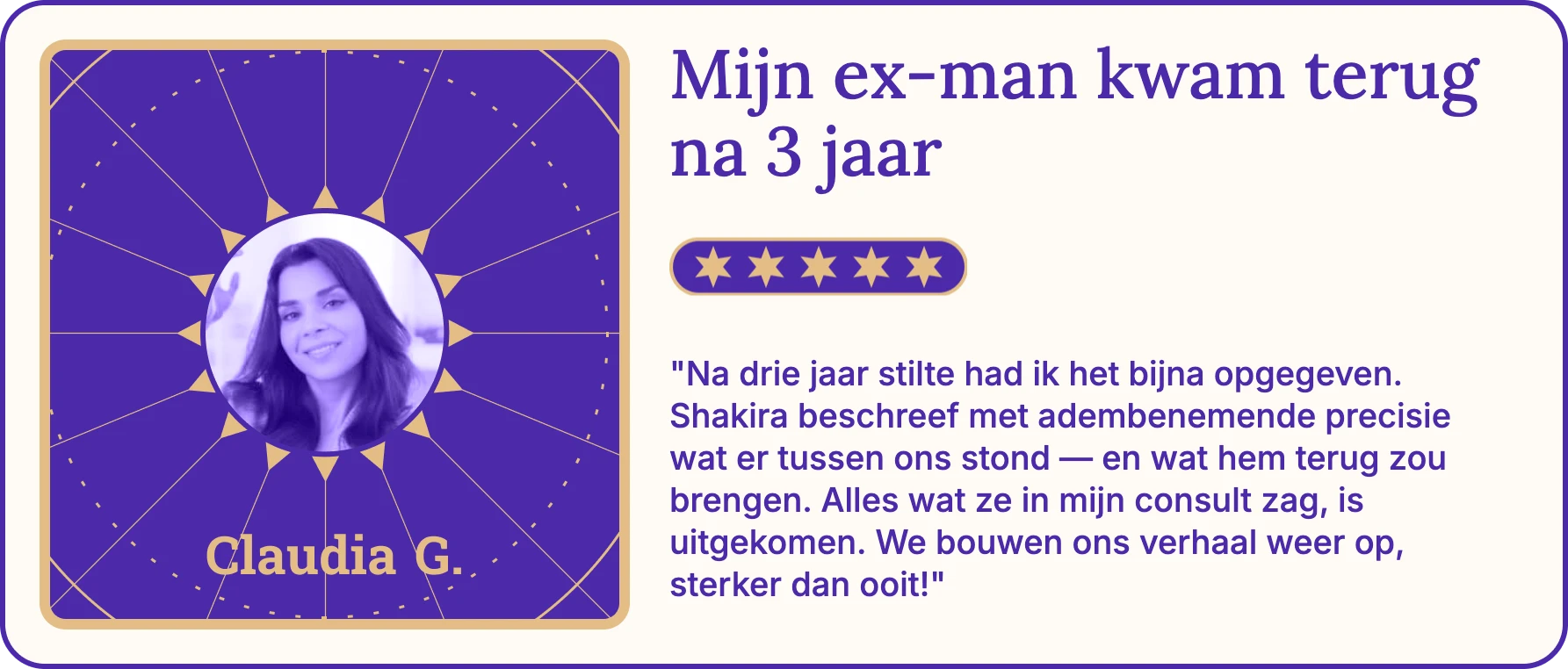 Tevreden AstroNow-cliënt 2 na een paranormale consultatie