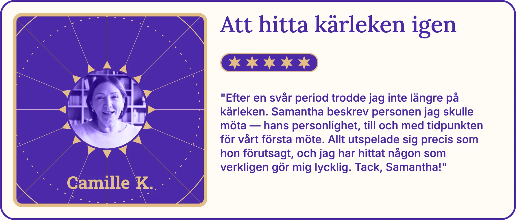 Nöjd AstroNow-klient 3 efter en spådomskonsultation